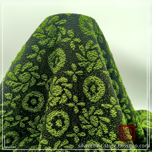 Polyester Spandex Jacquard Knit Y/D Cloth with Lurex